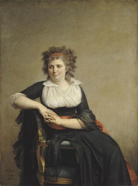 Jeanne-Robertine Rilliet - par Jacques Louis David - 1790 - Huile sur toile - 131 x 98 cm - Muse du Louvre